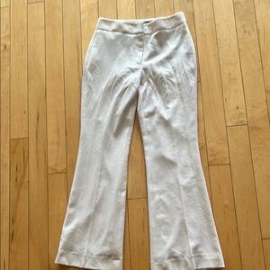 Iris Setlakwe Elegant Ivory Flare Pants